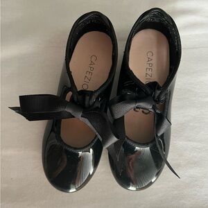 Capezio Black Dress Shoes with Bow Detail